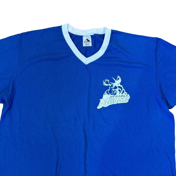 Venable Moose Blue T-Shirt Augusta Sportswear Size XL - Picture 2 of 10